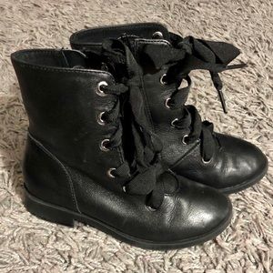 Zara Kid’s Lace Up Leather Boots